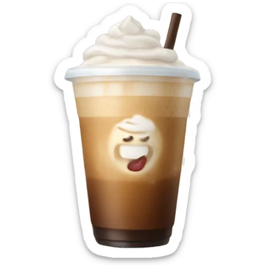 Iced latte sticker