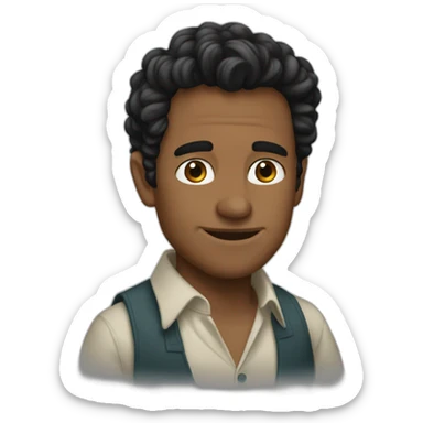 Charlie chaplins without hat sticker