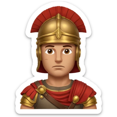 emoji de soldado romano alto y fuerte sticker