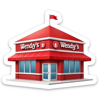 wendys sticker