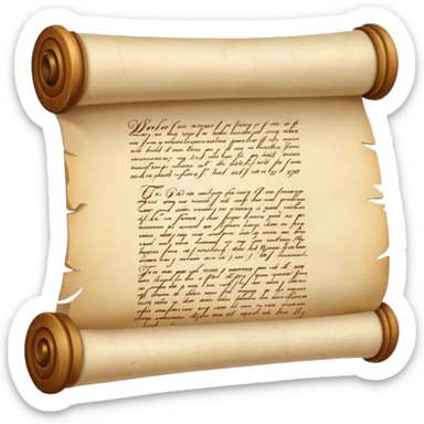 Marriage Vows (Scroll) sticker