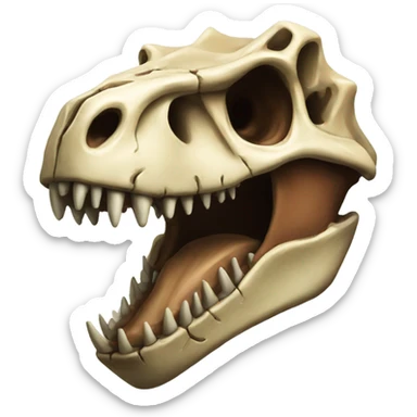 Trex skull sticker