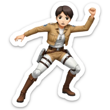 Attack on titan keşif birliği sticker
