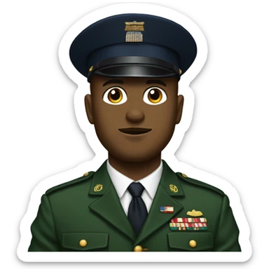 Fighting Irish wearing USMC dress blues sticker