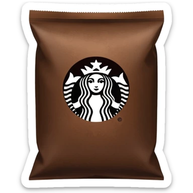 Starbucks ground coffee dark roast  sticker