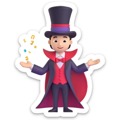 Magician  sticker