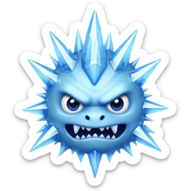 ice monster sticker