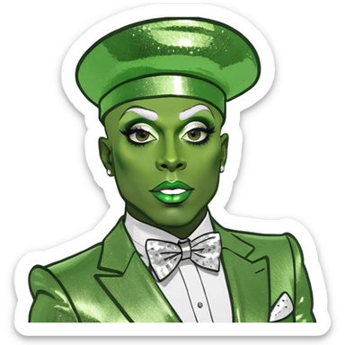 Ru Paul Charles fracking oil sticker