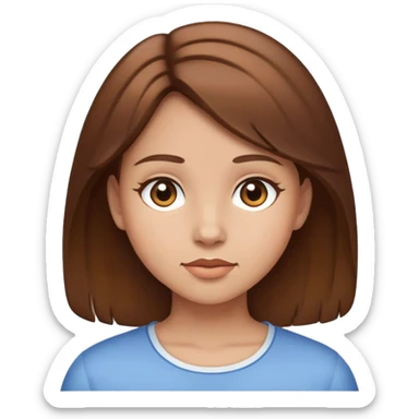 Kumral kız  sticker