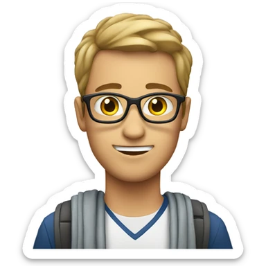 Estudiando inglés  sticker