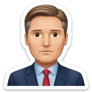 Keir Starmer confident standing sticker