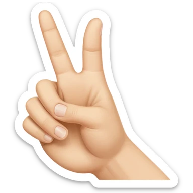 gesto de meter la nariz por los dedos mientras los dedos hacen un círculo. Así: 👌🏻 sticker