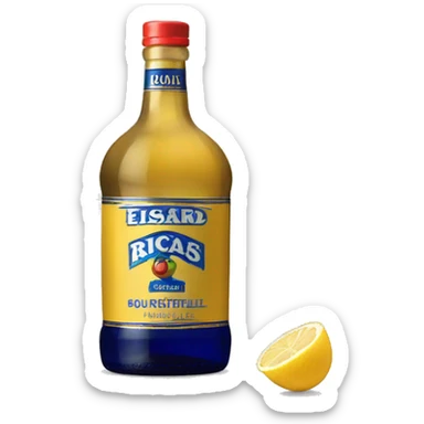 bouteille de Ricard Pastis de Marseille 51 sticker