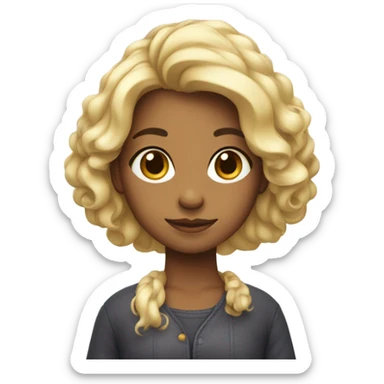 Menina ruiva  sticker