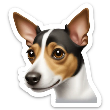 Rat terrier sticker
