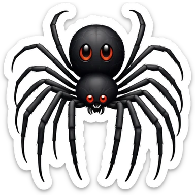 A huge creepy spider sticker