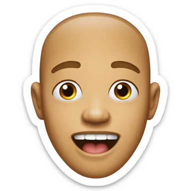 street look teenager with his tounge out looking crazy sticker