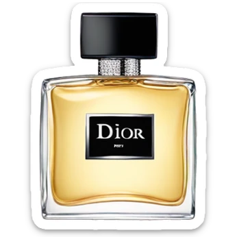 Dior parfume sticker