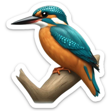 Kingfisher sticker