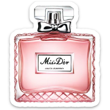 Miss dior perfume sticker