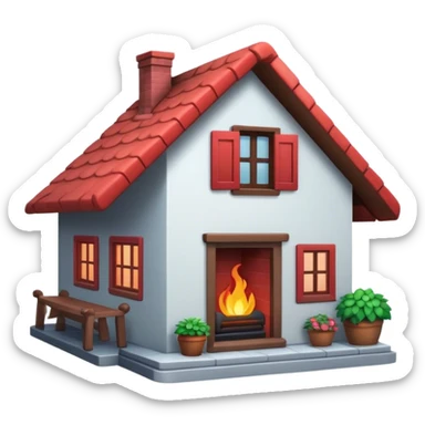 Cozy home  sticker