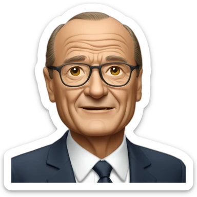 Jacques Chirac sticker