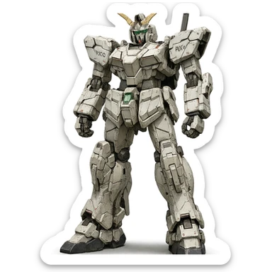 Full-height Gundam RX-0 Unicorn sticker