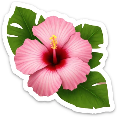 hibiscus sticker