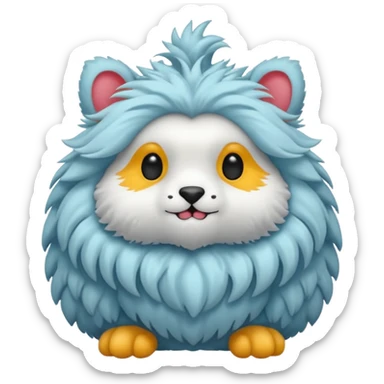 Labubu-Fakémon-hybrid-creature (full body)  sticker