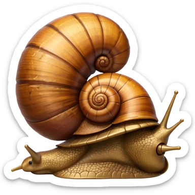 Revolutionary snail sticker
