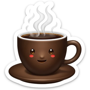 Kahve emeoji sticker