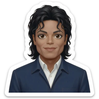 Michael Jackson in 2009 sticker