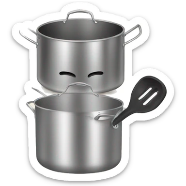 pots and pans bangin sticker