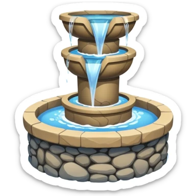 water fountain  sticker