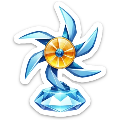 crystal turbine sticker