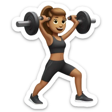 Workout sticker