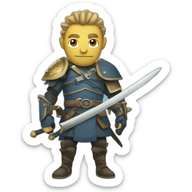 Tuna swordsman sticker