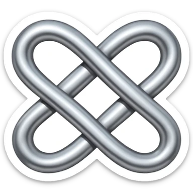 infinity symbol sticker