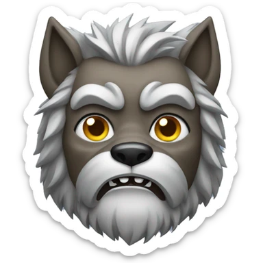 Wolfman sticker