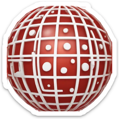 intuition sphere orb red sticker