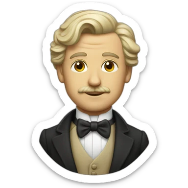 british gentleman sticker