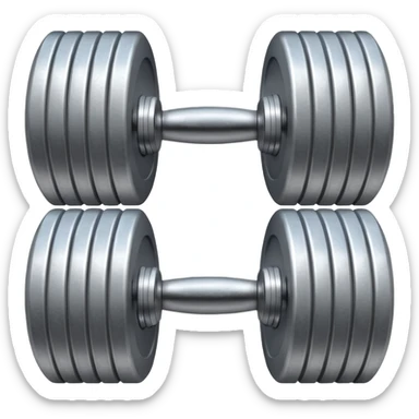 singular dumbbell sticker