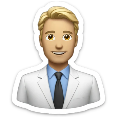 AI GENERATED CEO sticker