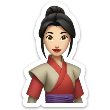 Mulan sticker