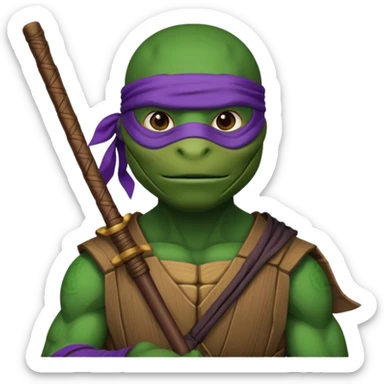 Ninja turtle Donatello sticker