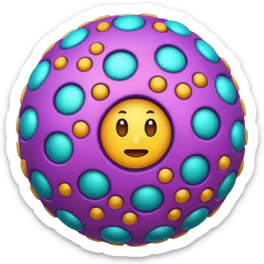  virus with many part sticker