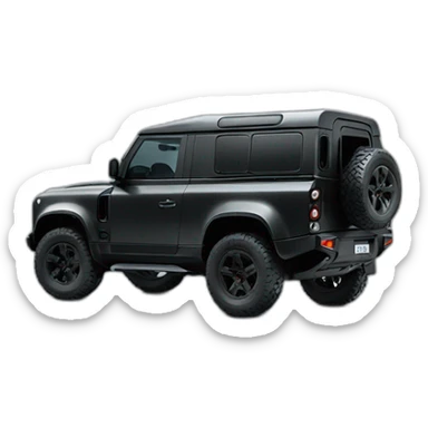 new defender 110 black sticker