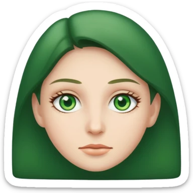 green eyed  sticker
