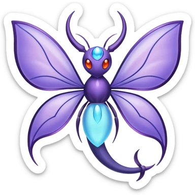 Lunala-Coalossal-Pheromosa-Swablu-Pokémon-fusion sticker
