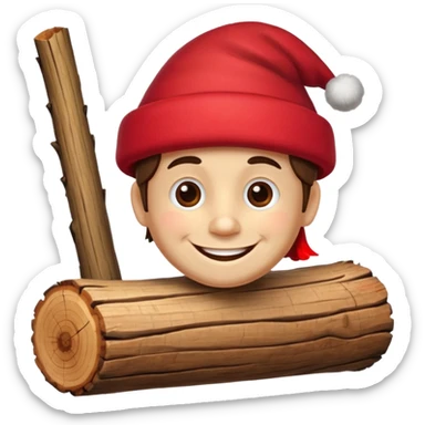 look for tio de nadal in catalan tradition and make an emoji out of it sticker